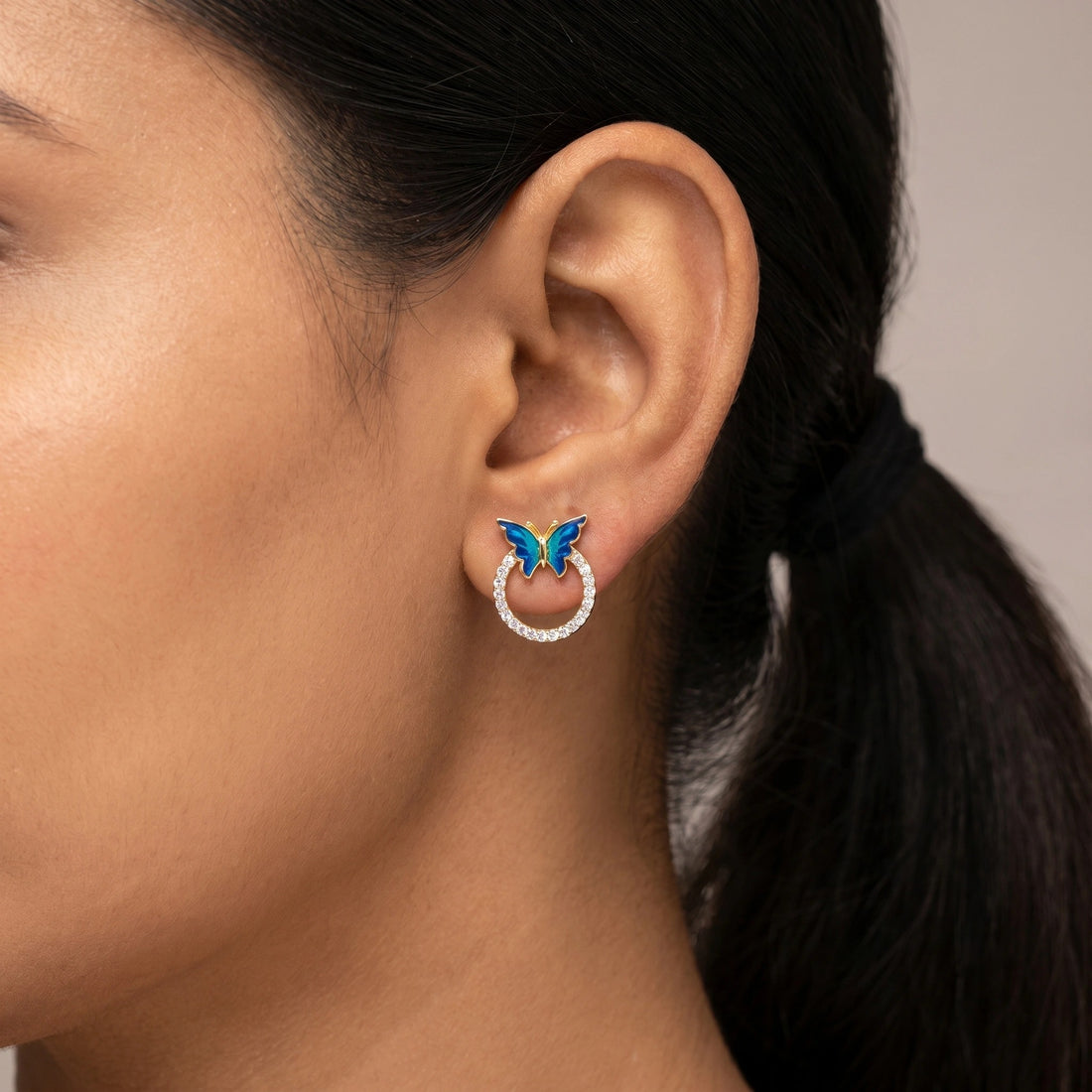 Butterfly Charmed Earrings