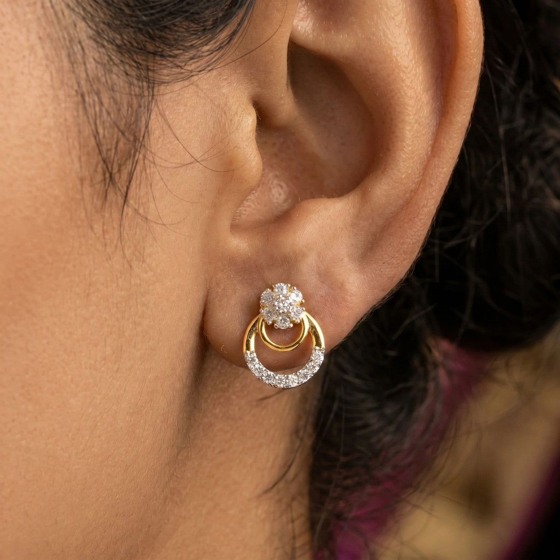 Floral Cluster Earrings