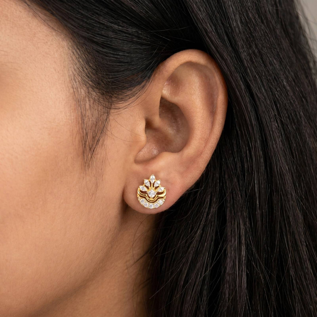Royal Inspired Stud Earrings