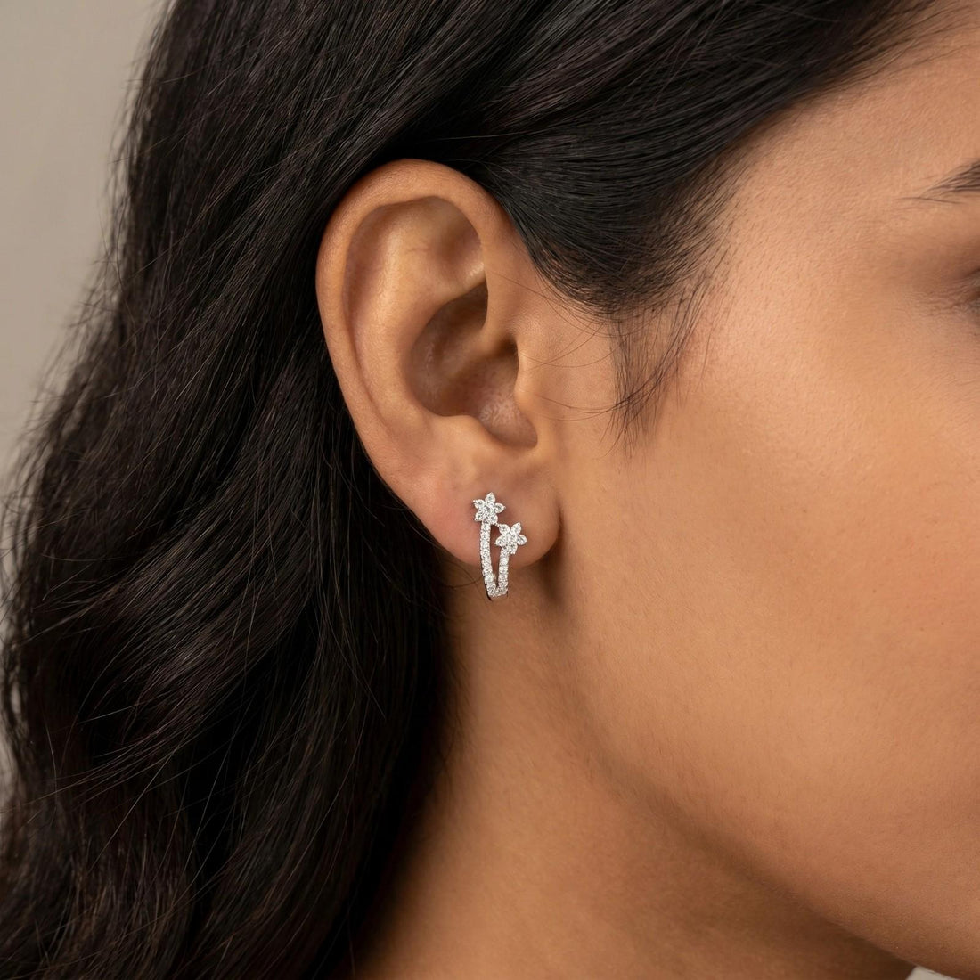 Blooming Brilliance Accent Earrings