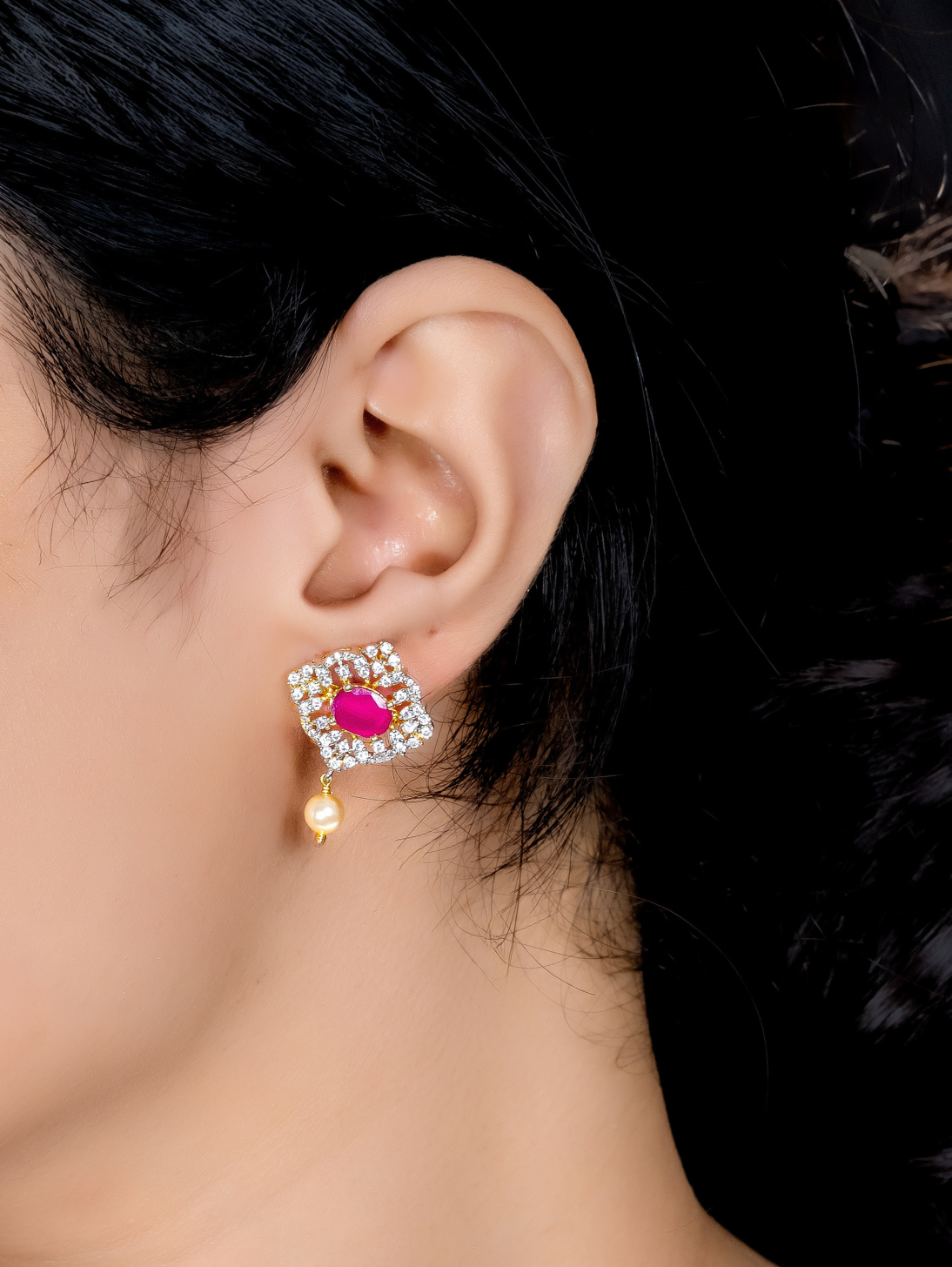 Radiant Rose Pearl Drops